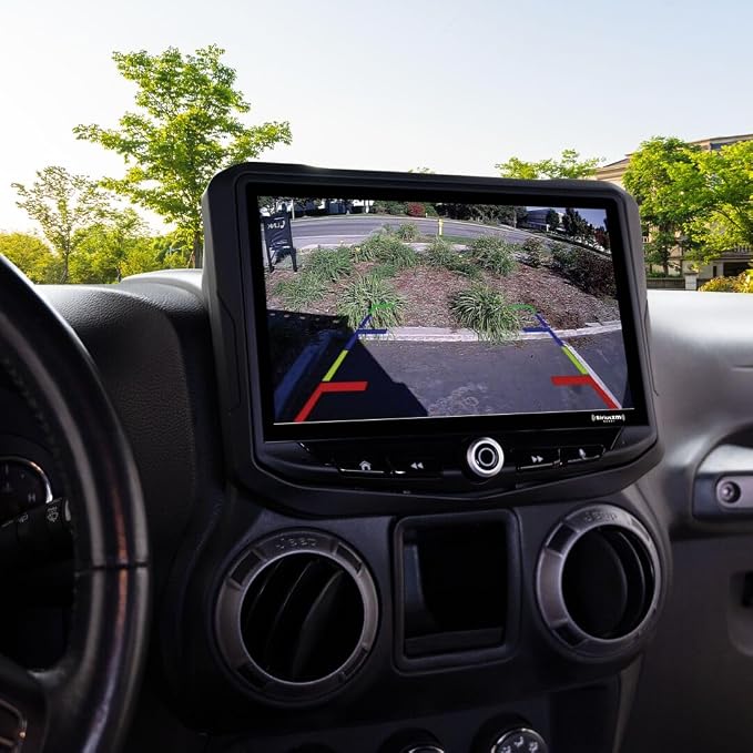 EchoMaster Universal HD Front or Rear Backup Camera with Night Vision & Multiple Mounting Bracket Options, IP67 Waterproof, Parking Lines, Ultra Wide Viewing Angle, Works with Most Aftermarket Radios