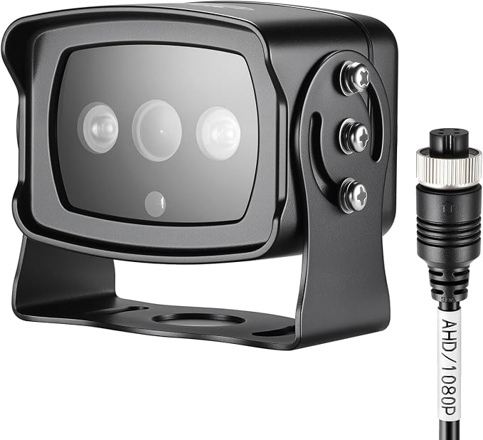VC5 1080P HD Backup Camera, IP69K Waterproof Rear View Camera with IR Night Vision,AHD Sensor, Wide Dynamic Range,Viewing Angle,4-Pin Compatible, Works with VMS/VMST/VMQD Systems,9–36V