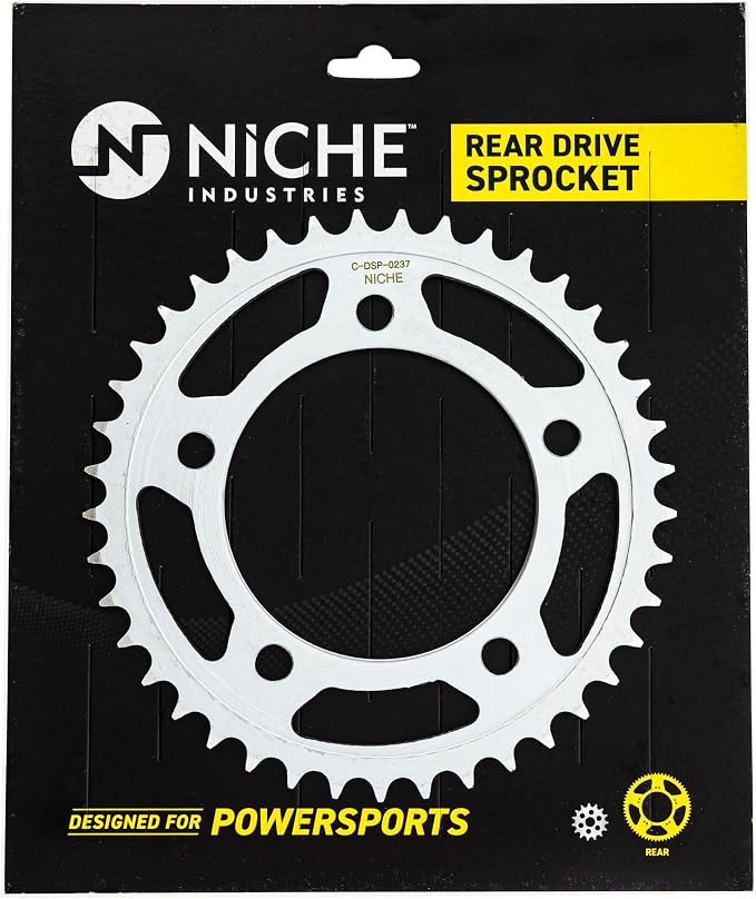 NICHE Drive Sprocket Chain Combo for Honda VT750C VT750CD VT750C2 Front 17 Rear 41 Tooth 525V O-Ring 122 Links