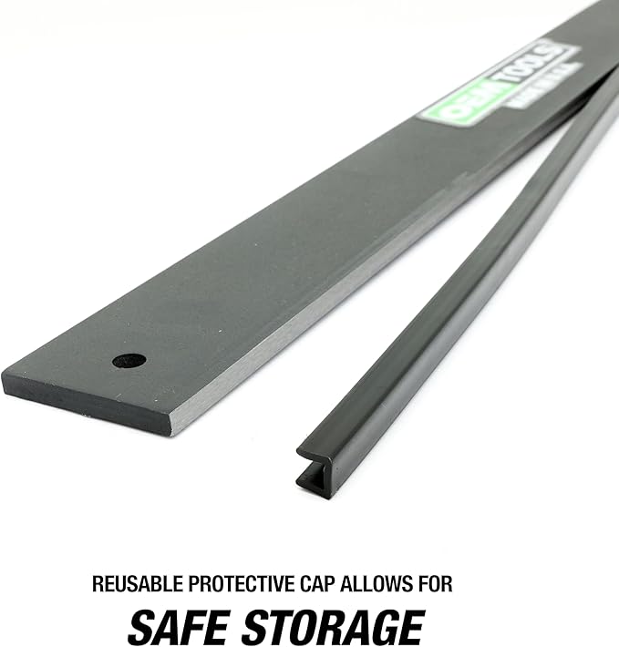 OEMTOOLS 25357 Straight Edge 24", Machinist Tool, Made in USA, Precision Ground ±0.001" for Engine Block Inspections, Cold Rolled Steel Straight Edge