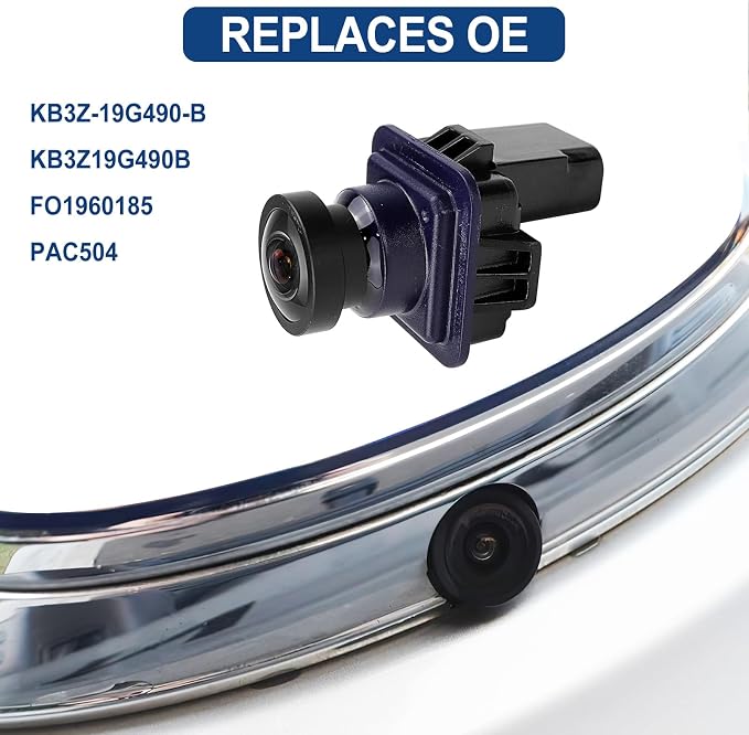 Rear View Camera Backup Reverse Camera Compatible with 2019-2021 Ranger Replace KB3Z-19G490-B KB3Z19G490B FO1960185 PAC504