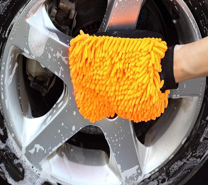 SCRUBIT 2 Pack Car Wash Mitt – Scratch-Free Car Sponges for Washing, Dual Sided Wash Mitts for Car Washing - Premium Car Washing Sponge for Cars, Trucks, and Boats