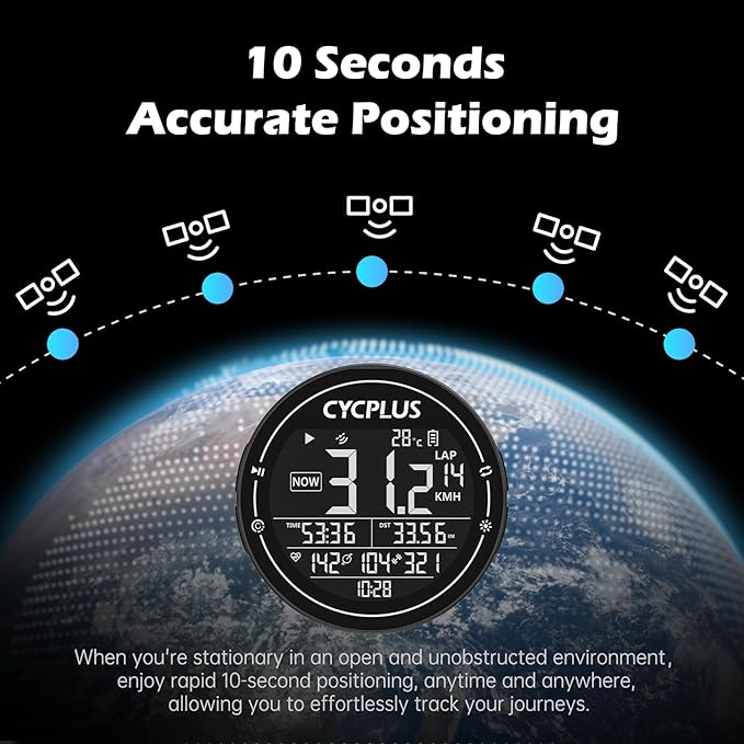 CYCPLUS Tire inflator A2 + GPS Bike Computer M2