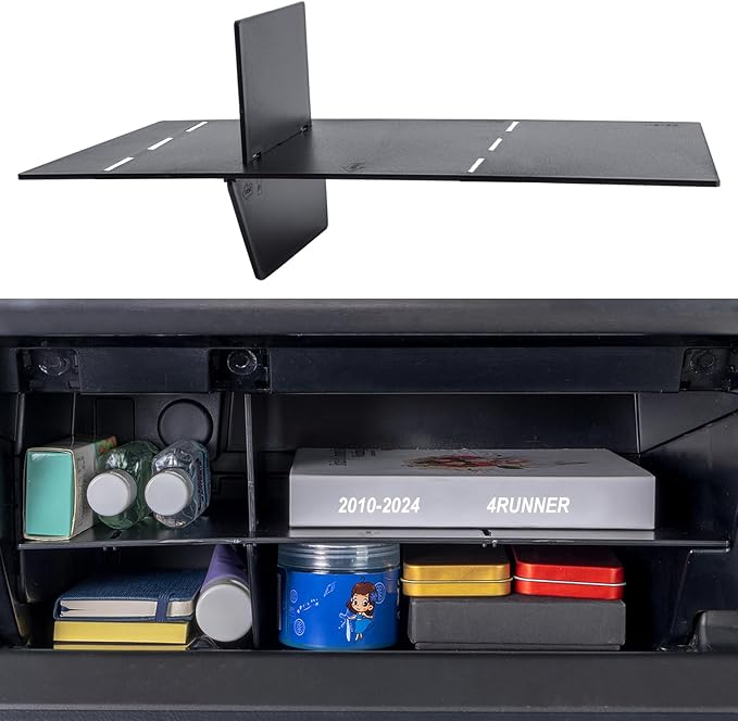 JKCOVER Center Console Full Organizer and Glove Box Organizer Compatible with Toyota 4RUNNER 2010-2024 Accessories