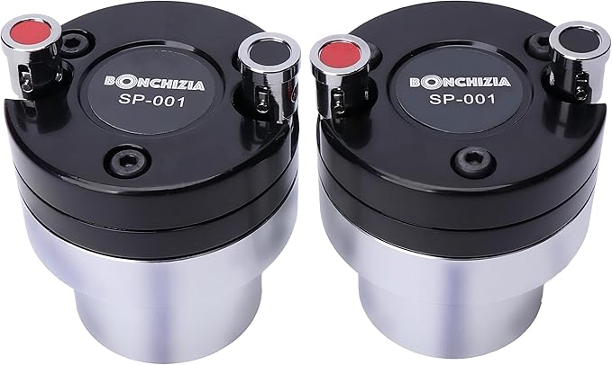 Super Tweeters, Bullet Tweeters for Car Audio, Tweeter Speakers, Car Audio,600 Watt High Compression Titanium Super Car Neodymium Magnet Bullet Tweeter (Pair)
