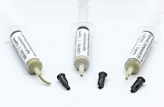 TechDiamondTools Kit of 3 Diamond Lapping Paste Polishing Compound USA Made 800 1200 2000 Grit Lapidary Paste for Rock Glass Metal Jewelry Resin Marble with High Concentration of Diamond Powder