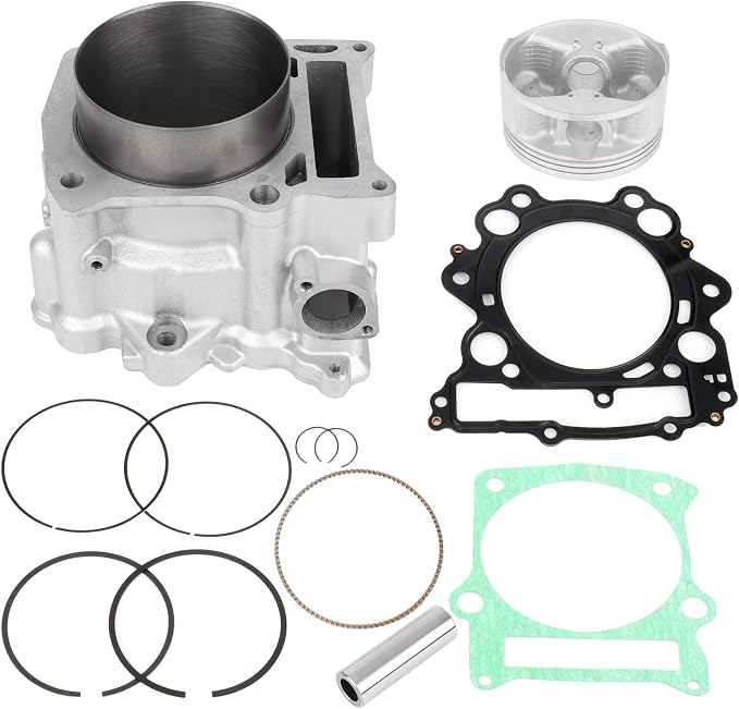 ECCPP Replacement for Cylinder Piston Assembly Kit fit 2002-2008 for Yamaha for Grizzly 660 Cylinder Piston Ring Gasket Set