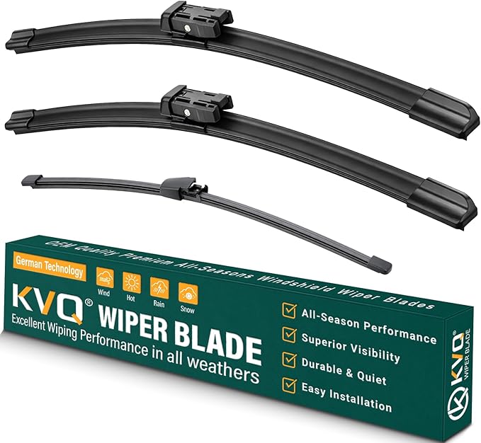 Windshield Wiper Blades Replacement for VW Volkswagen Tiguan 2007-2015 2016 2017,Original Equipment Replacement Front Rear Wiper Blade Set - 24" 21" 13" (Set of 3)