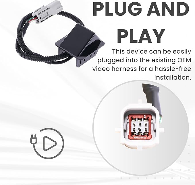 Backup Camera Replaces for 2013-2017 GM Traverse OE Part # 22900993, 23135306
