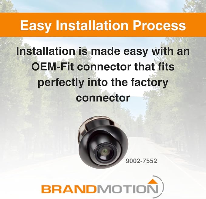 Brandmotion 9002-7552 Factory Tailgate Harness with Bullet Camera Mount fits 2017-2021 F250 F350 Super Duty | Waterproof Case | Integrates Into Your Existing Display | Designed to Work in Low Light | Fits 2017-2021 F250 F350 F450 Super Duty with Factor...