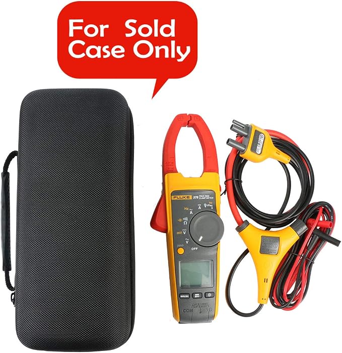 khanka Hard Travel Case Replacement for Fluke 376/374/ 375FC 1000A Ac/Dc Trms Wireless Clamp W/Iflex