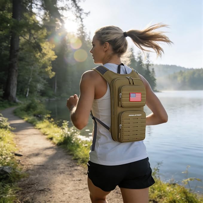 Maelstrom Tactical Hydration Backpack,Water Pack with 2L Water Bladder | BPA-free,MOLLE Compatibility,lightweight,insulated layer, Breathable back panel and shoulder,for running/hunting/cycling