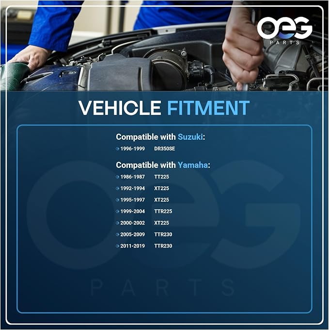 OEG Parts New Starter Compatible with Suzuki DR350SE & Yamaha TT225 TTR225 TTR230 XT 225 1C6H18000000, 3RW-81800-00-00, 3RW818000100, 4JG-81800-00-00, 4JG818900000, SMU0353, 41054157