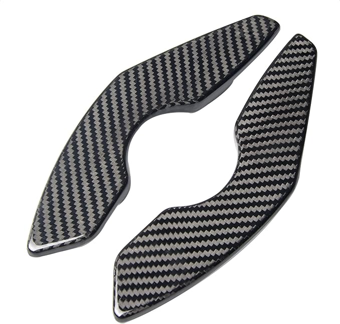 Steering Wheel Accessories Shift Paddle Shifter Extension Carbon Fiber Trim Cover Compatible with Lexus is XE30 IS300h AVE30 NX 300h AZ10 NX RC 350 XC10 RC 300h F Sport