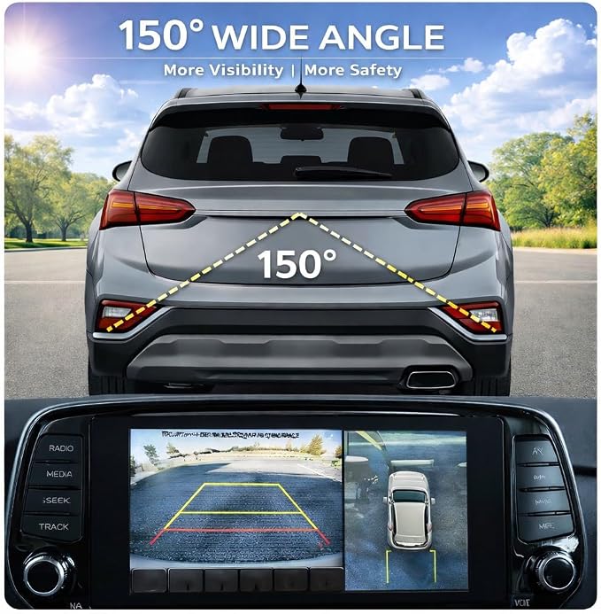 99240-S1001, 99240S1001, Car Rear View Backup Camera for Hyundai Santa Fe 2019-2020