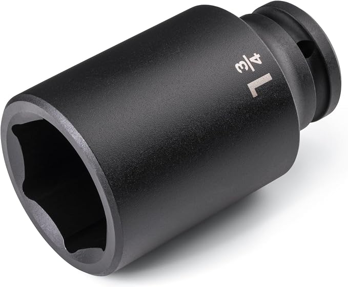 TEKTON 3/4 Inch Drive x 1-3/4 Inch Deep 6-Point Impact Socket | SID33045