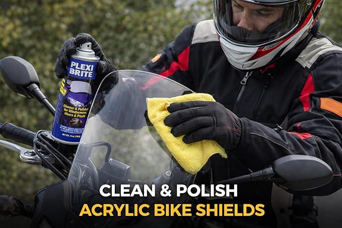 Bike Brite MC69000 Clear Plastic Cleaner/Polisher, 14 fl. oz.