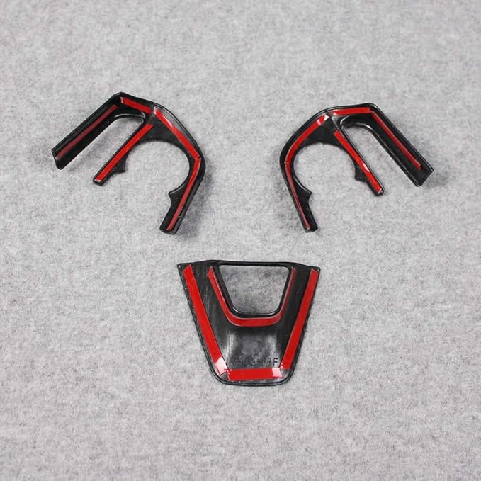 for Toyota RAV4 2019 2020 2021 2022 2023 2024 2025 Wheel Steering Trim Panel Cover Trims ABS Carbon Fiber Pattern