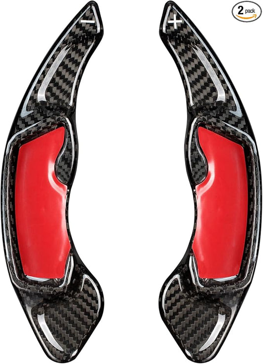 T-carbon Paddle Shifter Extensions fits for Subaru,Carbon Fiber Paddle Shifter Extension fits for Accessories Ascent Forester Outback XV Crosstrek BRZ Impreza WRX Legacy FR-S GT86,Black
