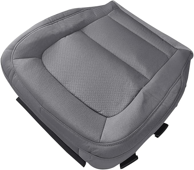 Driver Bottom & Top Back Cloth Dark Ash Gray Seat Cover, Driver Side Seat Cover Fit for 2015-2022 Chevy Colorado LT/GMC Canyon SLT