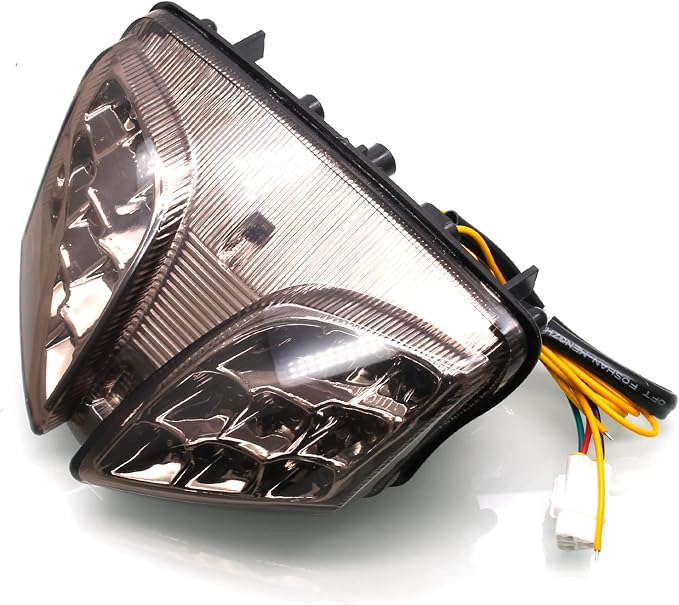 MZS Motorcycle Tail Light LED Integrated Turn Signal Blinker Smoke Compatible with GSXR600 GSXR 600 2008-2016 / GSXR750 GSXR 750 2008-2016 / GSXR1000 GSXR 1000 2009-2013 / SV650 2016-2022