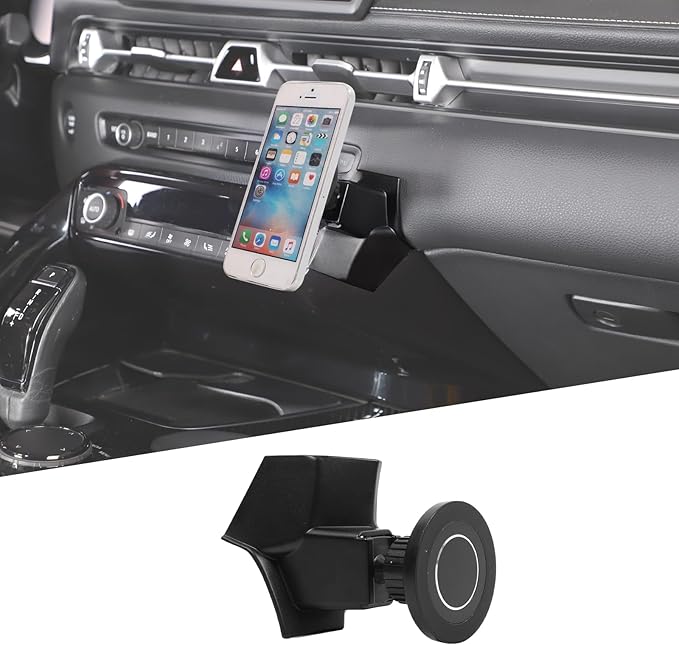 Car Phone Mount Compatible with Toyota Supra GR A90 A91 MK5 2018-2026, Center Console Air Outlet Cell Phone Holder, Handsfree Air Vent Phone Stand, Style A