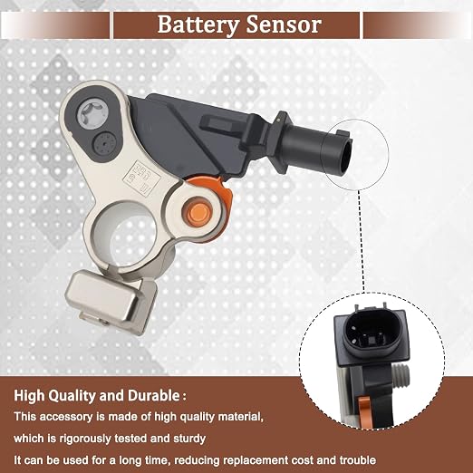 Battery Sensor fits for 2014-2018 Chrysler Pacifica Dodge Viper Dodge Durango Jeep Grand Cherokee Compatible with 56029713AB 56029713AA 56029713AD 56029713AC