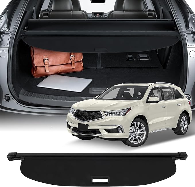 SCITOO Retractable Rear Cargo Cover Shade 2019-2024 Fit for Acura RDX 2.0L Rear Trunk Retractable Security Shade Cover