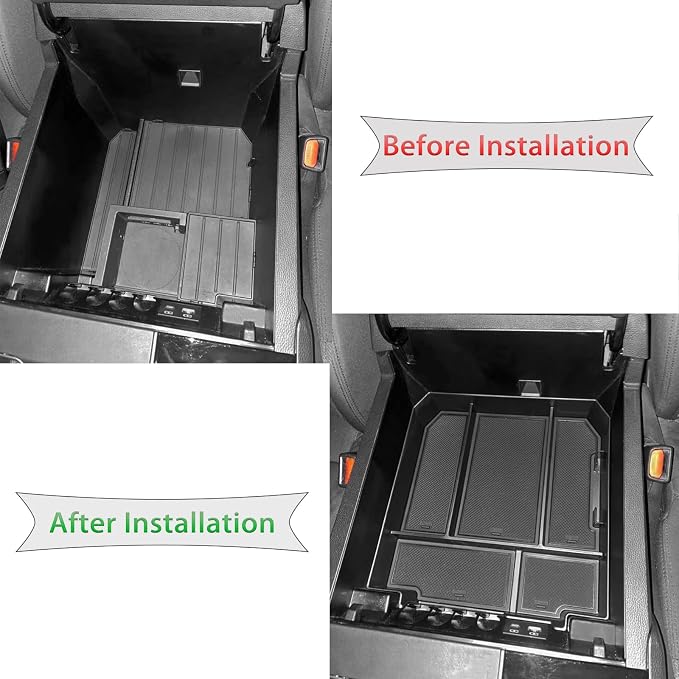 JDMCAR Dasboard Tray and Center Console Organizer Compatible with 2022 Toyota Tundra Accessories