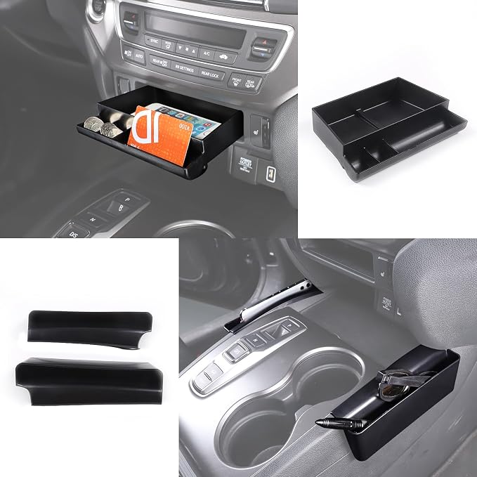 Center Console Organizer Tray for Honda Pilot 2016-2022/ Ridgeline 2020-2023/ Passport 2019-2023 Gear Shift Organizer Tray
