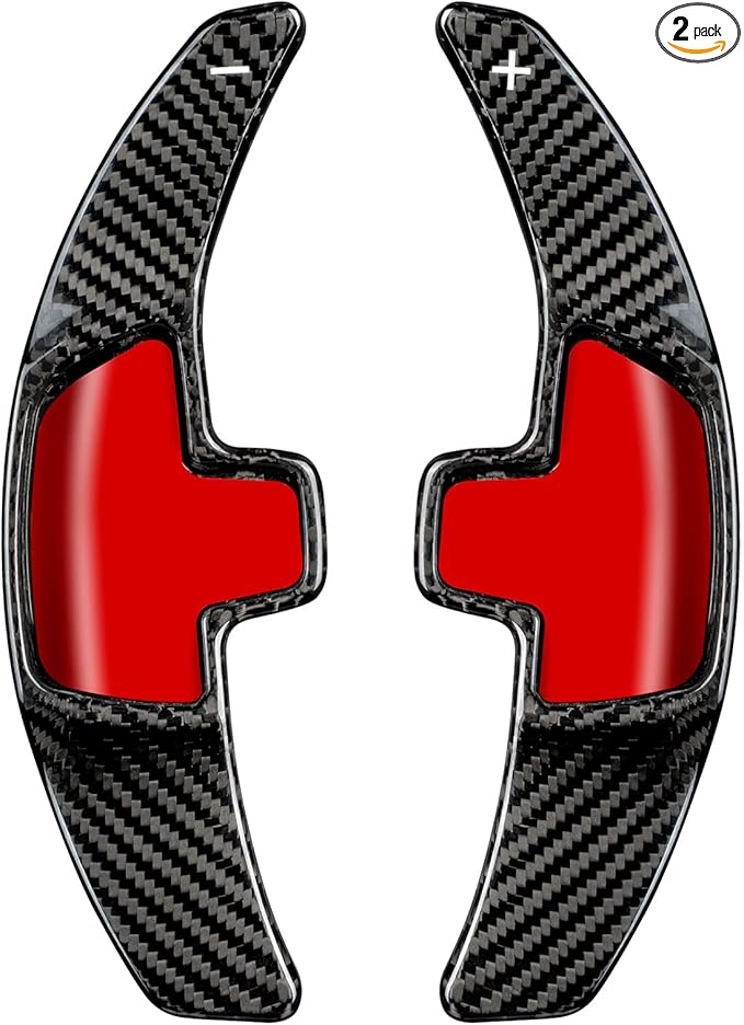 T-carbon Genuine Carbon Fiber Paddle Shifter Extension Steering Wheel Paddle Shifter Fits for Mercedes Benz A B C E S Class CLA CLS GLC GLE450 GLS G Series
