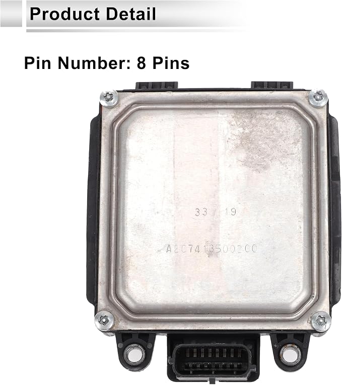 Cruise Control Distance Radar Sensor for Ram 1500 19-24 Distance Detection Automotive Car Cruise Control Module Unit No.68263397AD Metal Plastic 1 Pc