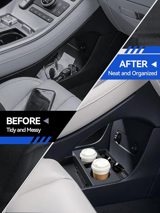 for Palisade Center Console Organizer 2020-2024 2025 Hyundai Palisade SE/SEL/XRT/Limited/Calligraphy Accessories Armrest Tray Middle Storage Box Insert Container