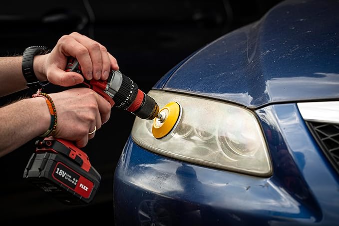 Glass Polish DIY Headlights Restoration and Polishing Kit – Permanent Headlight & Tail-Light Restoration, Restores As-New Condition and Guards Against Future Damage - GP31016