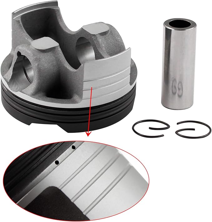 Road Passion 67mm Engine Piston and Piston Rings Pin Clips Kit for Honda CBR600 F5 2003-2005 2006/ CBR600RR 2003-2005/13101-MEE-000