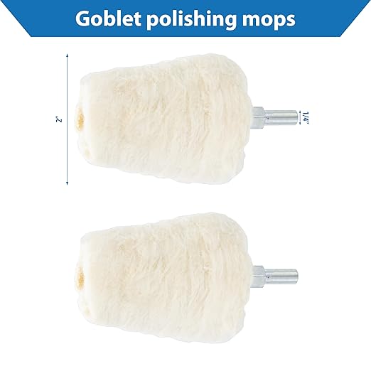 TJR® Polishing Kit – 3-Piece Polishing Paste with Abrasive Scuffing Pad, 2-Piece Polishing Mops – Metal Polish Compatible with Stainless Steel, Brass (Medium)