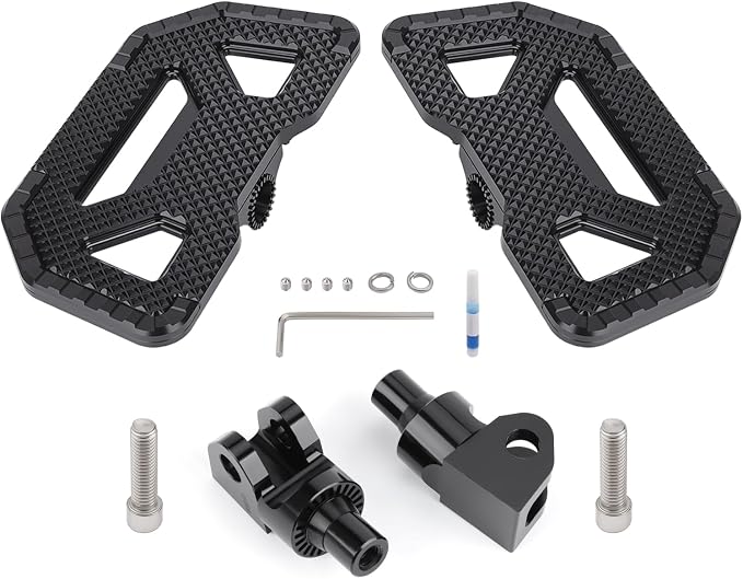 Foot Pegs for Honda Rebel 300 500 CMX300 CMX500 2017-2025 | 360° billet CNC foot pegs with enhanced grip for confident commuting and weekend riding.