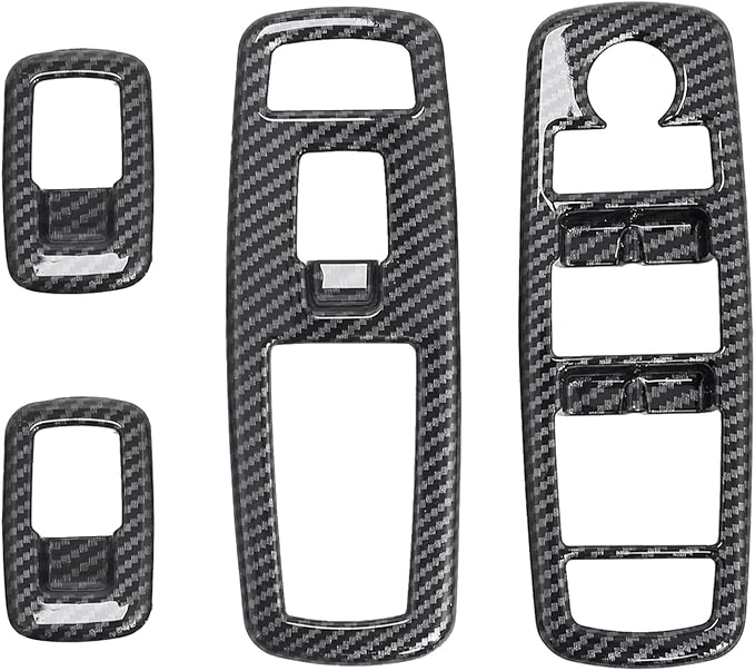 for Dodge Charger Durango 2011-2025 for RAM 2010-2017 for Chrysler 300 2015-2023 Interior Accessories Window Lift Switch Cover Button Trim - Carbon Fiber
