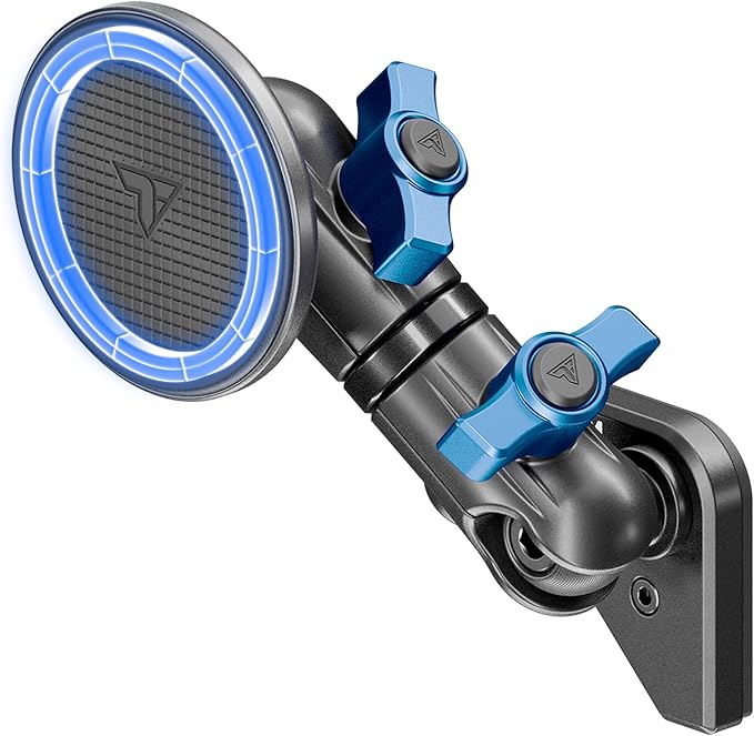 Tackform Link Vent Mount Magnetic Phone Holder - Compatible with MagSafe, BlueCruise, 2021-2025 Ford F150 & Raptor, 2023-2025 Ford Super Duty | Aluminum | 3.5" Arm | Blue