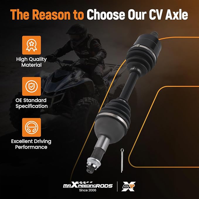 maXpeedingrods Rear CV Axle Shaft Assembly for Can-Am Outlander ＆ Renegade 2007-2017 500 650 800 800R 850R 1000 1000R Max, Right Passenger Side, Replace# 705501486
