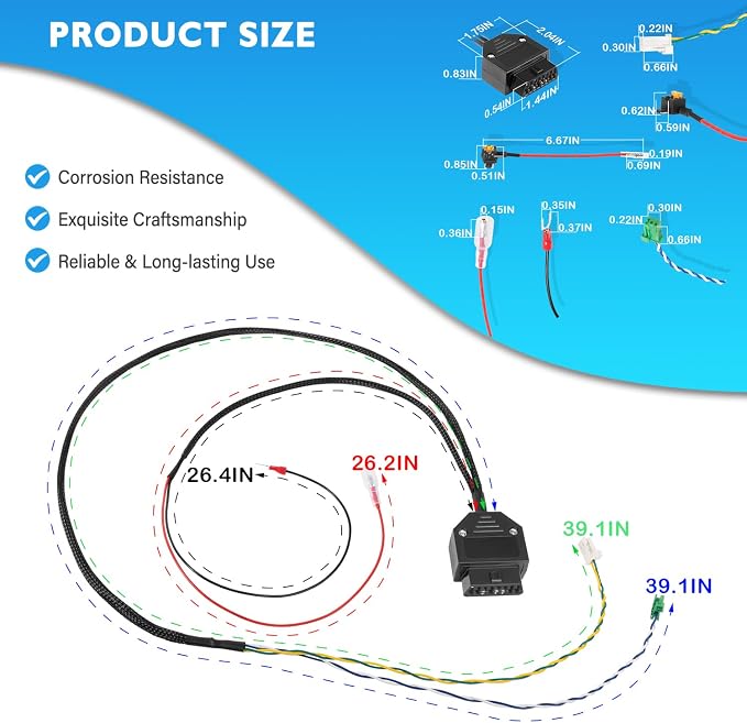 Double Bypass | Trunk-Mount Security Bypass Cable Kit Compatible with Dodge Charger, Challenger, Chrysler 300 2018-2024
