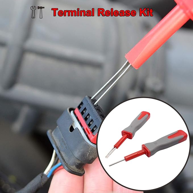 25 Pcs Terminal Release Kit Connector Release Tool Automotive Wire Terminal Pin Removal Tool