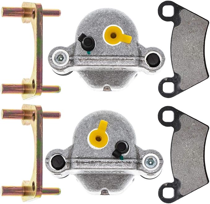 NICHE Rear Left Right Brake Caliper Pad Set Pair for 2009-2019 Polaris RZR Ranger 500 570 800 900 1000 Diesel EV XP Crew