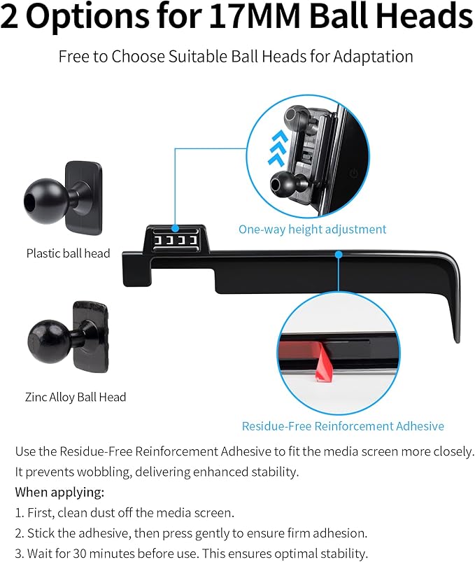 Wireless Charging car Phone Holder for Hyundai Ioniq 5 2022-2025 Accessories 12.3 inch Screen Fixed Clip,360° Rotation car Phone Mount Compatible with MagSafe
