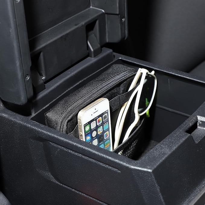 TOYCIDFG Armrest Box Storage Bag Compatible with Toyota Tacoma 2024 2025 2026, Car Interior Organizer Accessories