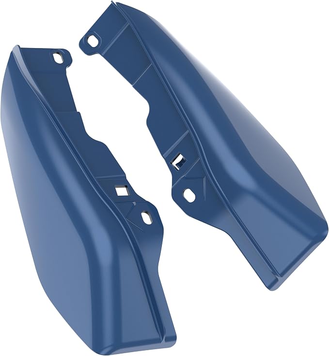 Color - Matched Mid Frame Air Deflectors Heat Shield, Perfectly Fit for Harley Touring Models 2009-2026 Legend Blue