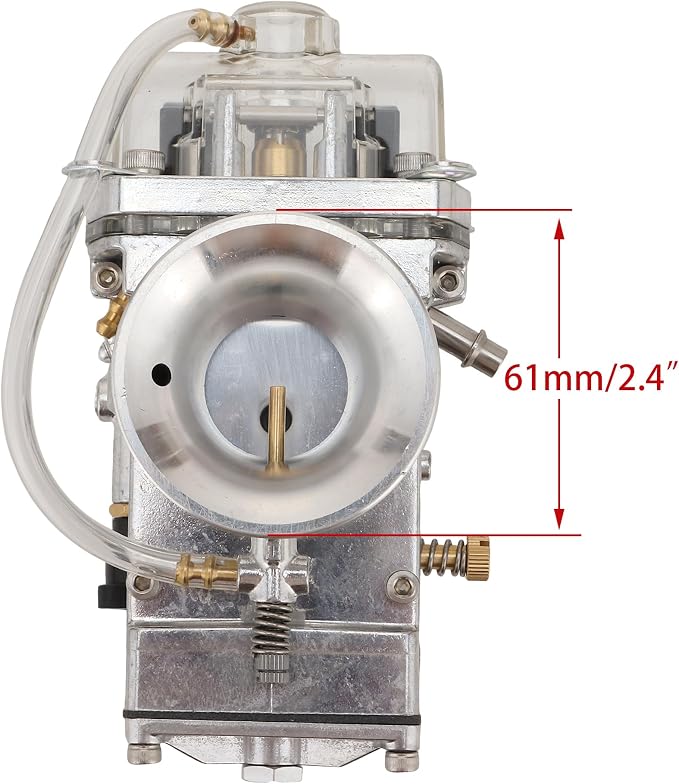 WOOSTAR 30mm Carburetor with Throttle Cable Replacement for YZ250F KX250F RMZ250 CRF250R CRF450R Lectron 2 Stroke Power Jet Carburetor 250cc 300cc 350cc 400cc 450cc Motorcycle