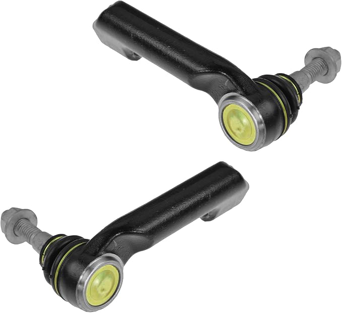 TRQ Outer Driver and Passenger Side Tie Rod Set 2 Piece Compatible with 07-24 Ford Expedition 09-24 Ford F-150 07-24 Lincoln Navigator