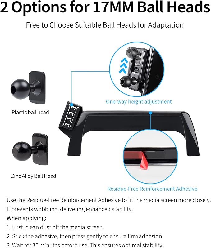 Wireless Charging Car Phone Holder for BMW 3 Series 2012-2018/2 Series/4 Series 2014-2018, 6.5" Screen Fixed Clip, 360° Rotation Car Phone Mount Compatible with MagSafe