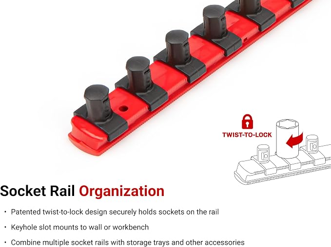 TEKTON 1/2 Inch Drive 6-Point Socket Set, 30-Piece | SHD92211